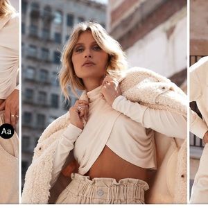 Ivory cross cross 12th Tribe long sleeve